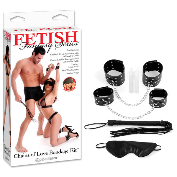 Fetish Fantasy Series Chains Of Love Bondage Kit 5 Piece Set