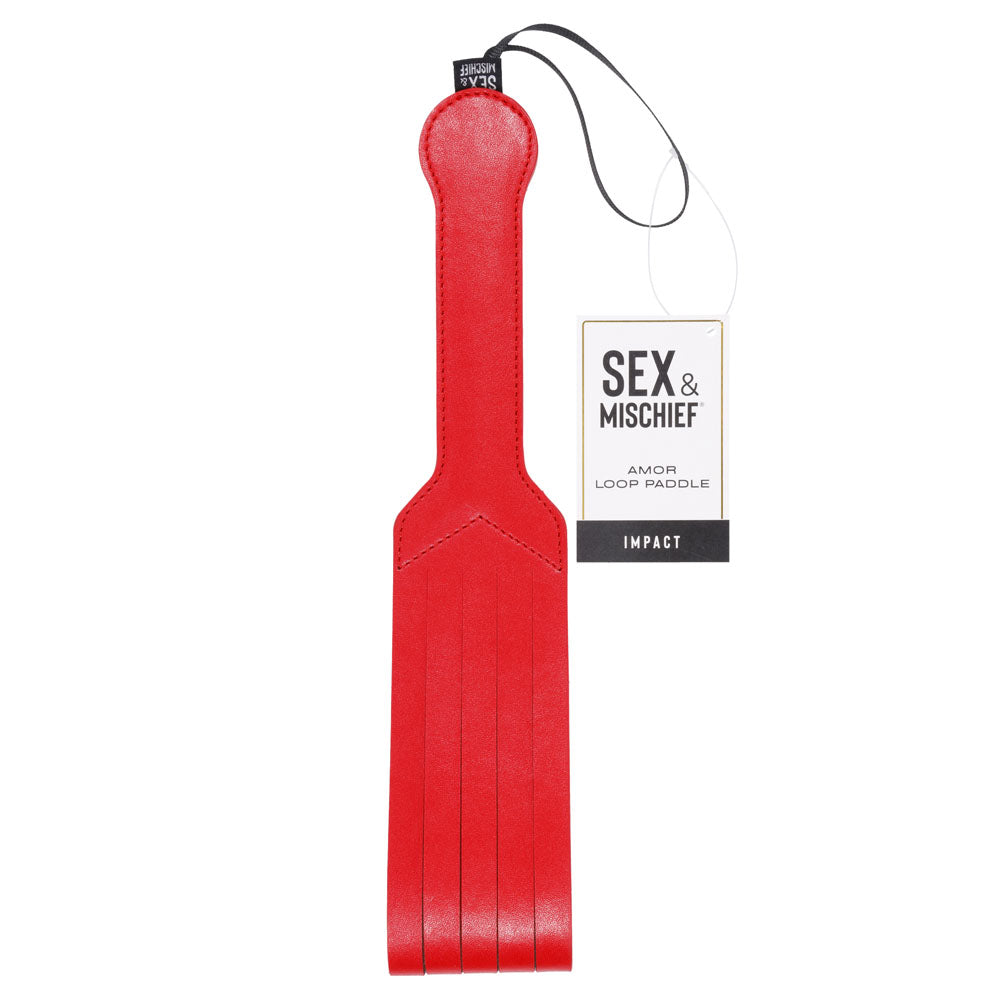 Sex & Mischief Amor Loop Paddle Red 36.2 Cm Paddle