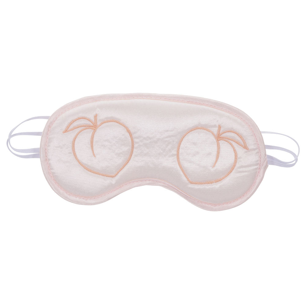 Sex & Mischief Peaches N Crea Me Blindfold Peach Eyemask